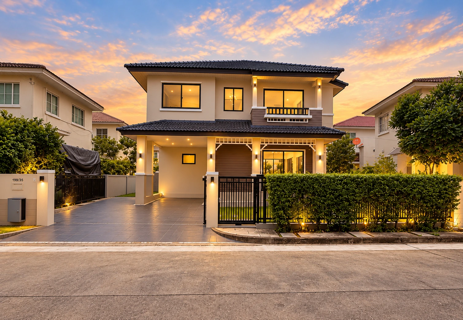 บ้านเดี่ยว Luxury สไตล์โมเดิร์น
